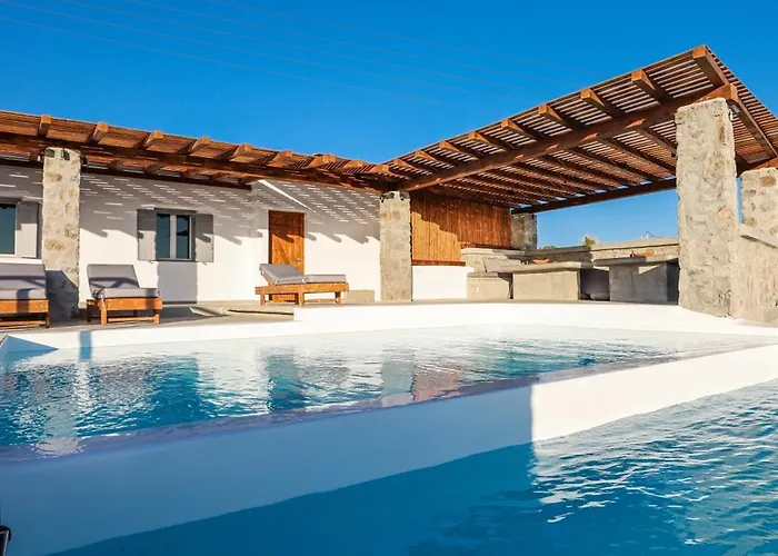 فيلة Sunset Views - George Iv, With Private Pool Close To Town Mykonos Town