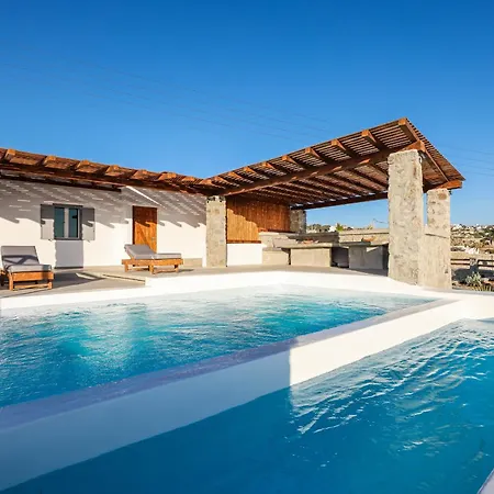 فيلة Sunset Views - George Iv, With Private Pool Close To Town Mykonos Town